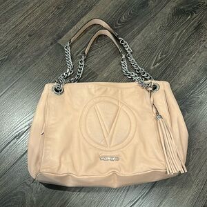 Mario Valentino bag, cream-pink color